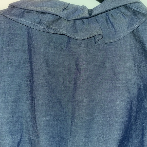 Ann Taylor Ruffle Sheath Dress with Belt - Picture 10 of 13